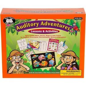 Super Duper Publications Auditory Adventures Bingo & Lotto Listening Games.